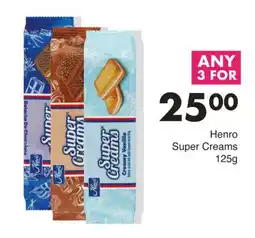 Save Henro Super Creams offer