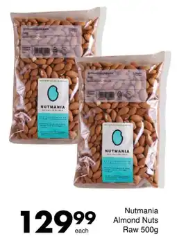 Save Nutmania Almond Nuts Raw offer