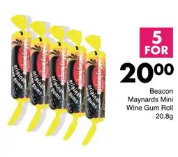 Save Beacon Maynards Mini Wine Gum Roll offer