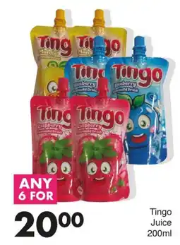 Save Tingo Juice offer