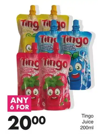Save Tingo Juice offer