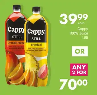 Save Cappy 100% Juice offer