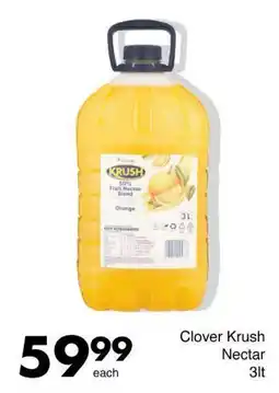 Save Clover Krush Nectar offer