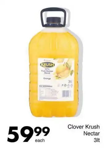 Save Clover Krush Nectar offer