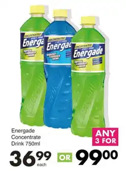 Save Energade Concentrate Drink offer