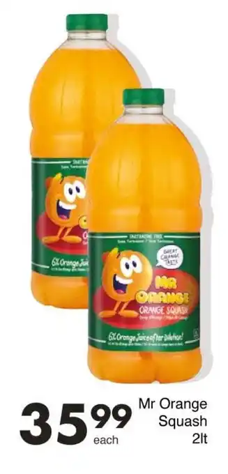 Save Mr Orange Squash offer