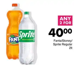 Save Fanta/ Stoney/ Sprite Regular offer