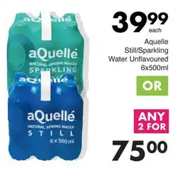 Save Aquelle Still/ Sparkling Water Unflavoured offer