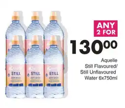 Save Aquelle Still Flavoured/ Still Unflavoured Water offer