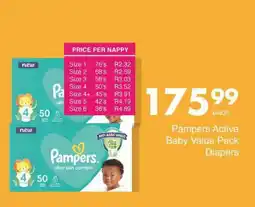 Save Pampers Active Baby Value Pack Diapers offer
