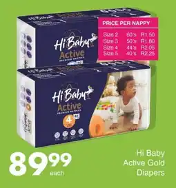 Save Hi Baby Active Gold Diapers offer