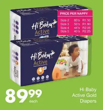 Save Hi Baby Active Gold Diapers offer