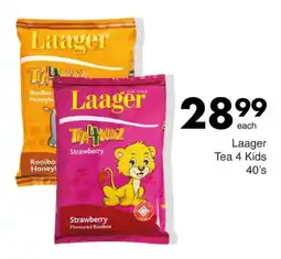 Save Laager Tea 4 Kids offer