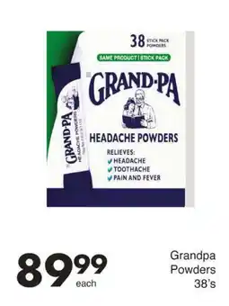Save Grandpa Powders offer