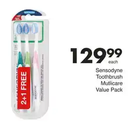 Save Sensodyne Toothbrush Mutlicare Value Pack offer