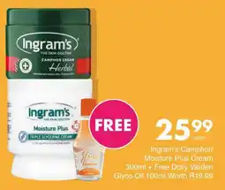 Save Ingram's Camphor/ Moisture Plus Cream offer