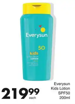 Save Everysun Kids Lotion SPF50 offer