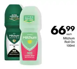 Save Mitchum Roll On offer