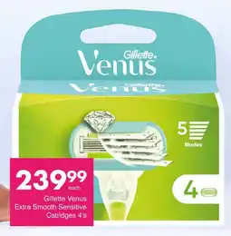 Save Gillette Venus Extra Smooth Sensitive Catridges offer