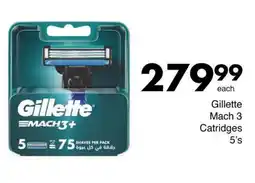 Save Gillette Mach 3 Catridges offer
