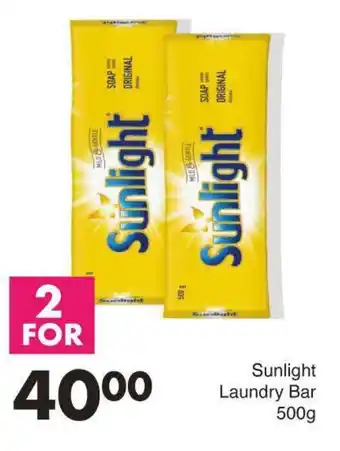 Save Sunlight Laundry Bar offer