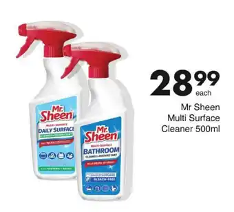 Save Mr Sheen Multi Surface Cleaner offer