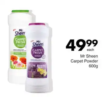 Save Mr Sheen Carpet Powder offer