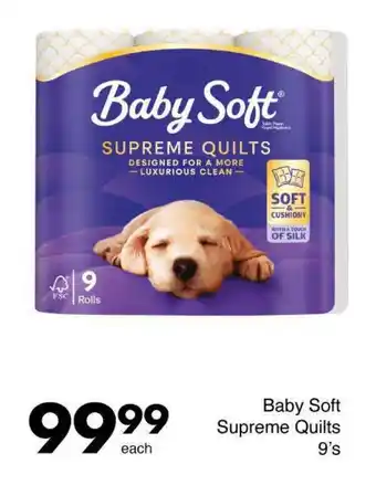 Save Baby Soft Supreme Quilts offer