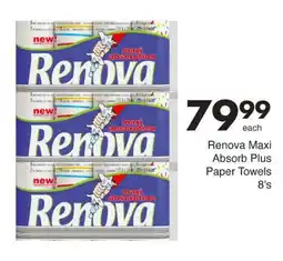 Save Renova Maxi Absorb Plus Paper Towels offer