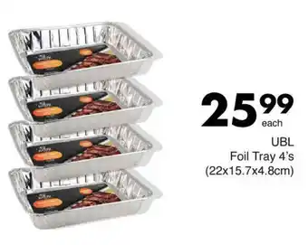 Save UBL Foil Tray offer