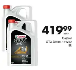 Save Castrol GTX Diesel 15W40 offer