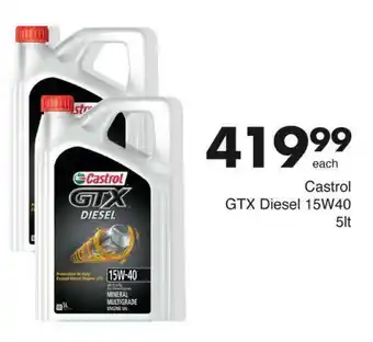 Save Castrol GTX Diesel 15W40 offer