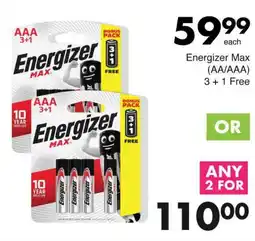 Save Energizer Max AA/AAA offer