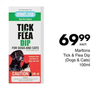 Save Marltons Tick & Flea Dip offer