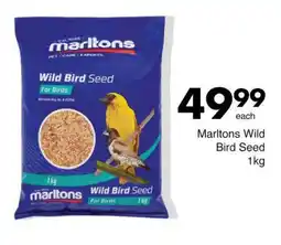 Save Marltons Wild Bird Seed offer