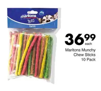 Save Marltons Munchy Chew Sticks offer