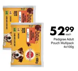 Save Pedigree Adult Pouch Multipack offer