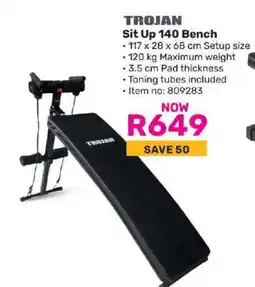 Game Trojan Sit Up 140 Bench offer