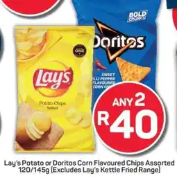 Pick n Pay Lay's Potato or Doritos Corn Flavoured Chips offer