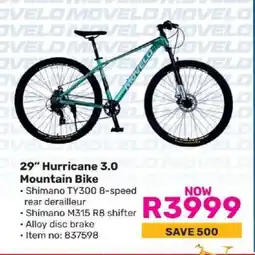 Game 29 Hurricane 3.0 Mountain Bike offer