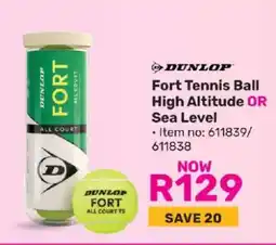 Game Dunlop Fort Tennis Ball offer