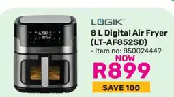 Game LOGIK 8 L Digital Air Fryer (LT-AF852SD) offer