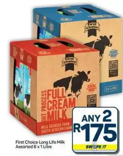 Pick n Pay Hypermarket First Choice Long Life Milk Assorted 6 x 1 Litre offer