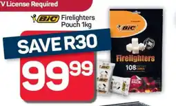 Pick n Pay Hypermarket BIC Firelighters Pouch 1kg offer