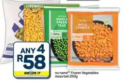 Pick n Pay Hypermarket no name Frozen Vegetables Assorted 250g offer