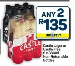 Pick n Pay Hypermarket Castle Lager or Castle Free offer