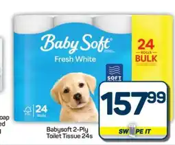 Pick n Pay Hypermarket Babysoft 2-Ply Toilet Tissue 24s offer