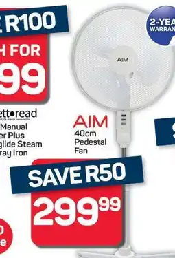 Pick n Pay Hypermarket AIM 40cm Pedestal Fan offer