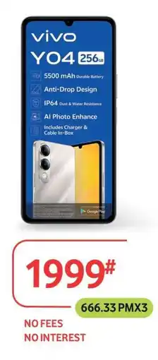 Makro vivo YO4 256GB offer