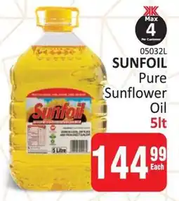KitKat Cash and Carry SUNFOIL Pure Sunflower Oil 5lt offer